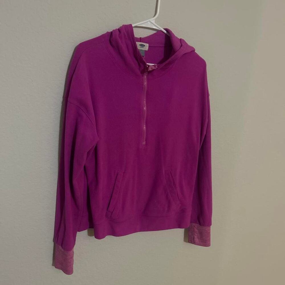 Purple quarter zip sweatshirt quarterzip